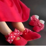جوراب قرمز وارداتی کف استپ‌دار