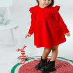 پیراهن بچه‌گانه دورس دو نخ لاکرا پنبه‌ای
