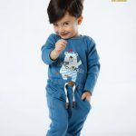 بادی و شلوار آستین بلند نخ پنبه