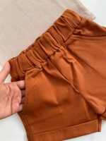 تیشرت کبریتی با شلوارک کتان بچه‌گانه - تصویر 3