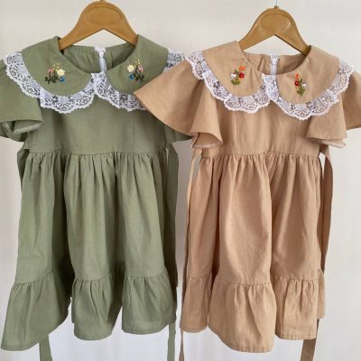 سارافون دخترانه با طراحی ساده و شیک