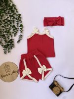 تاپ شلوارک باهد پاپیونی - تصویر 5