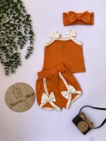 تاپ شلوارک باهد پاپیونی - تصویر 2