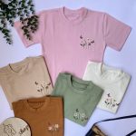 تیشرت تک گلدوزی شده